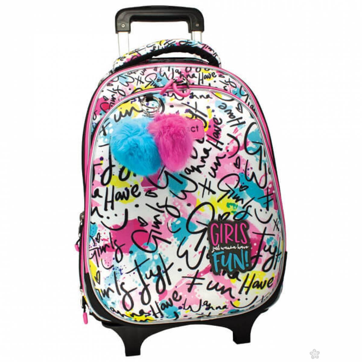 Ranac na točkiće XT Girls Fun 51174 