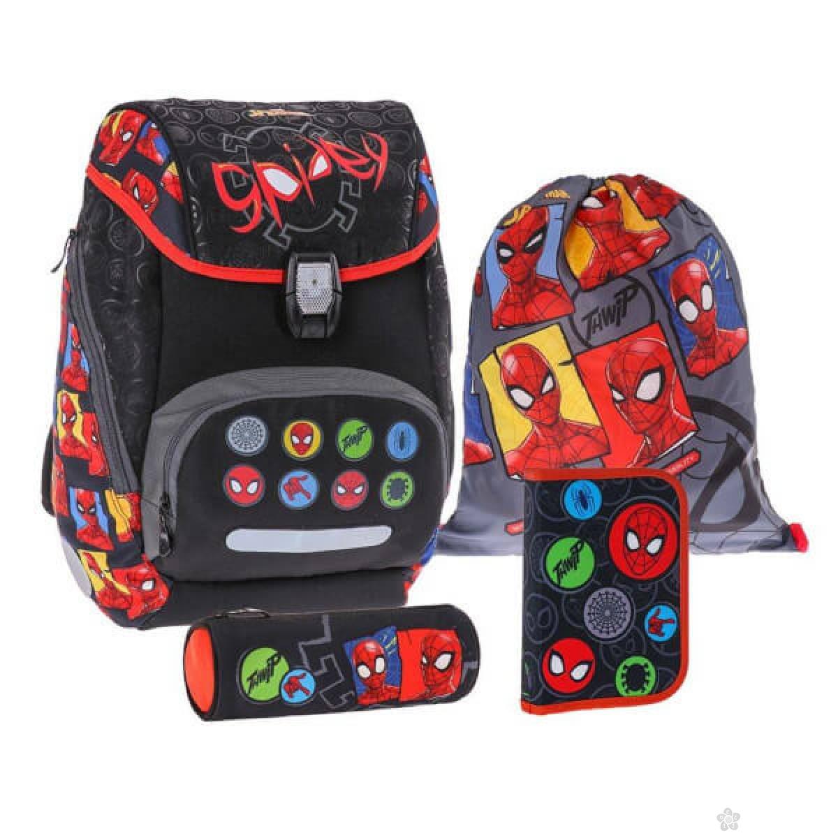 Anatomski ranac Logic 4 u 1 Spiderman Badge 326680 