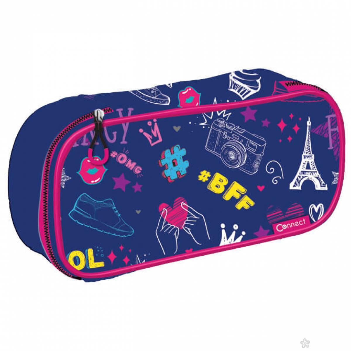 Ovalna pernica Super Girl 57433 