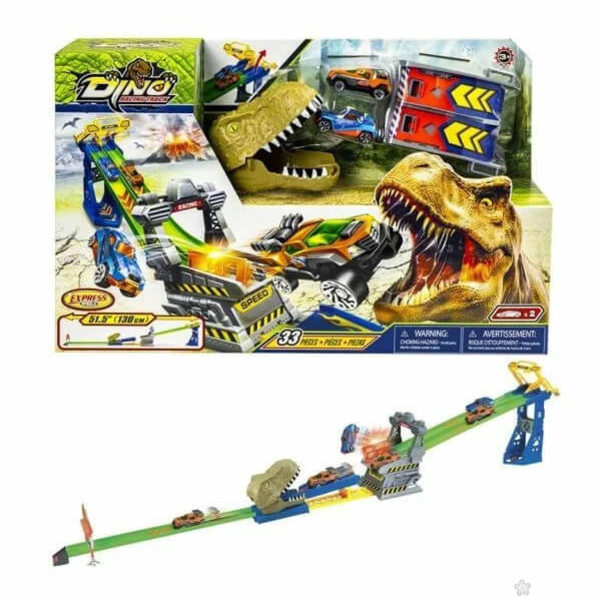 Auto staza Dino express wheels sa 2 metalna autića 99/33323 