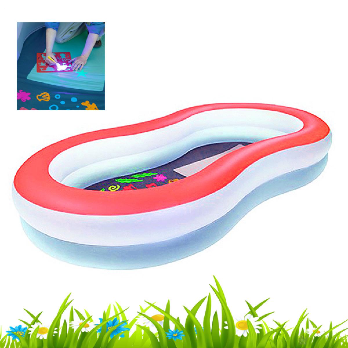 Bazen Za Dvoriste Bestway Doodle Glow 54136 Decji Sajt