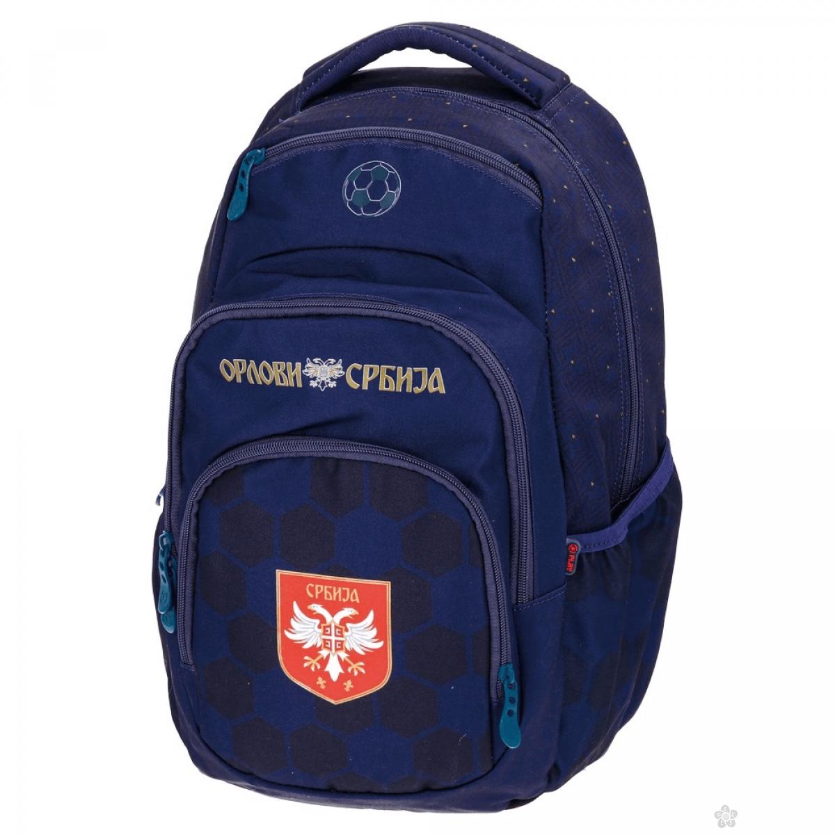 Ergonomski ranac Cosmo FSS Dark blue badge 302050 