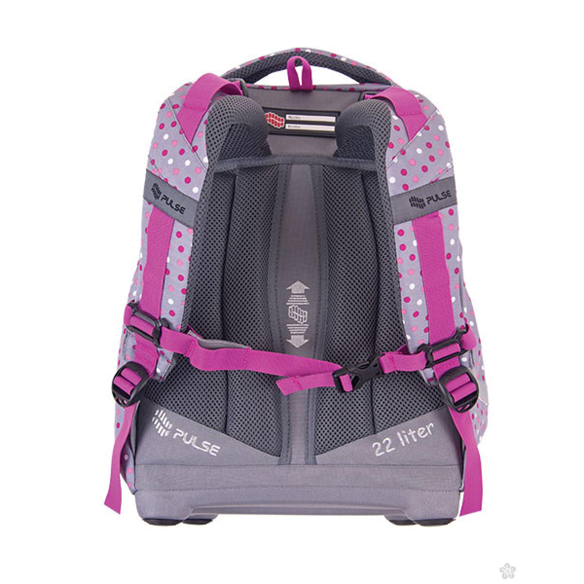 Ranac 2 u 1 Kids Gray Butterfly 