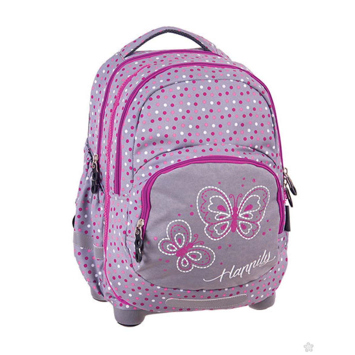 Ranac 2 u 1 Kids Gray Butterfly 