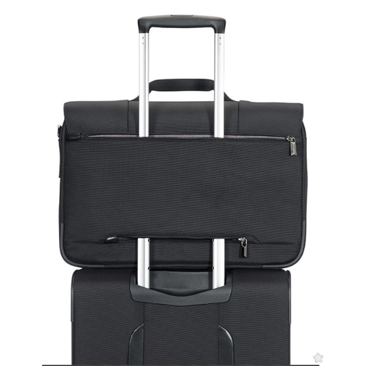 Samsonite poslovna torba BRIEFCASE 2 GUSSETS 15.6 CRNA 