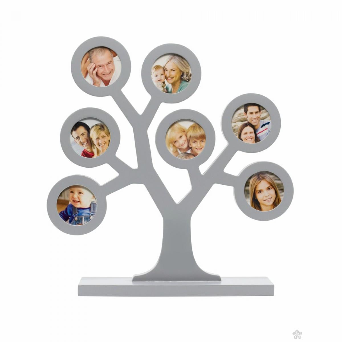 Ram za slike Familly Tree, Sivi P62112 