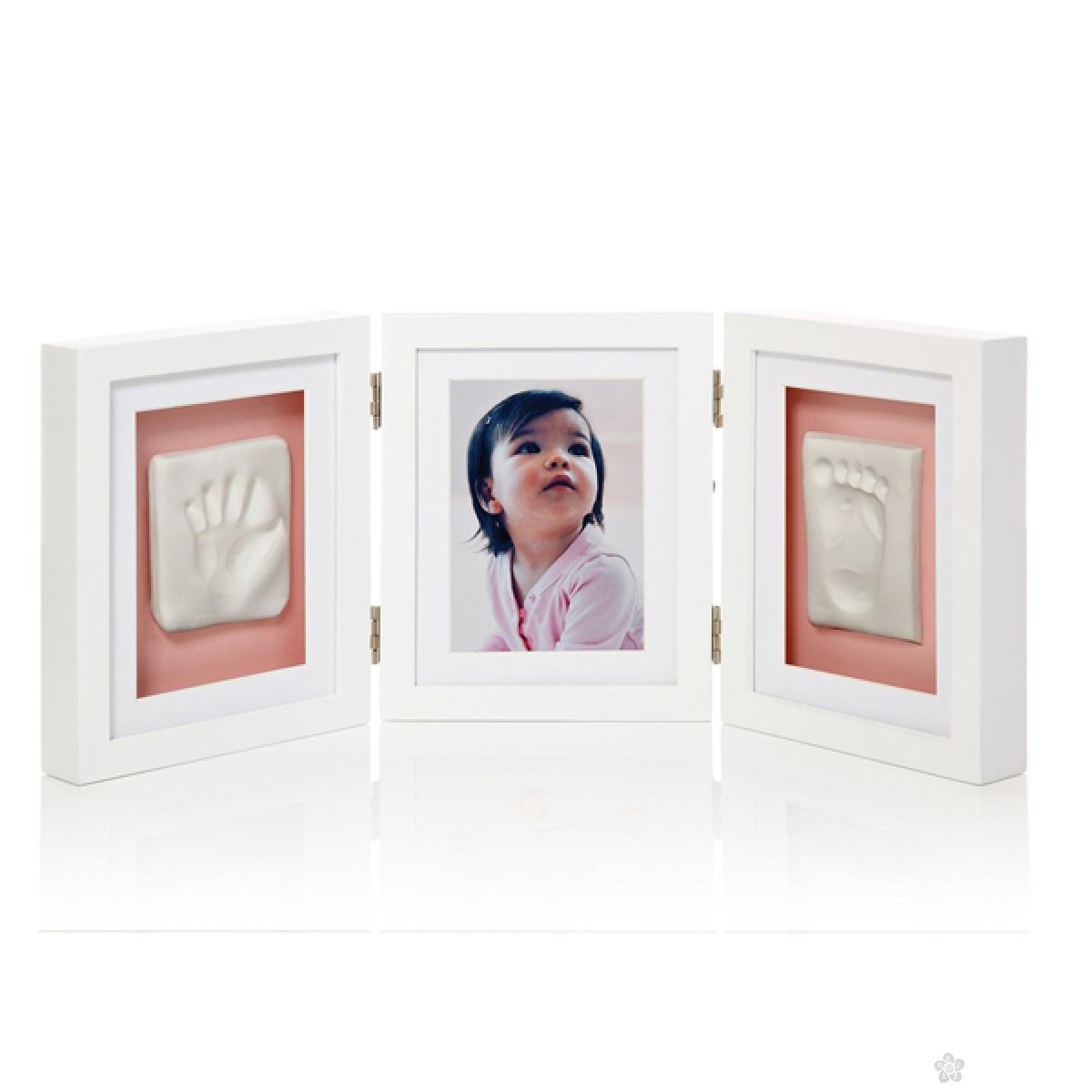 Babyprints Deluxe stoni ram sa otiskom - beli P63006 