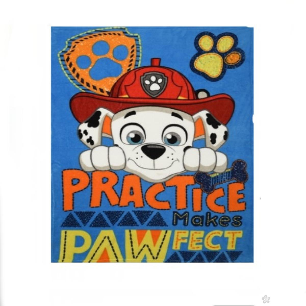 Ćebe Paw Patrol, PT07211CF-plavo 