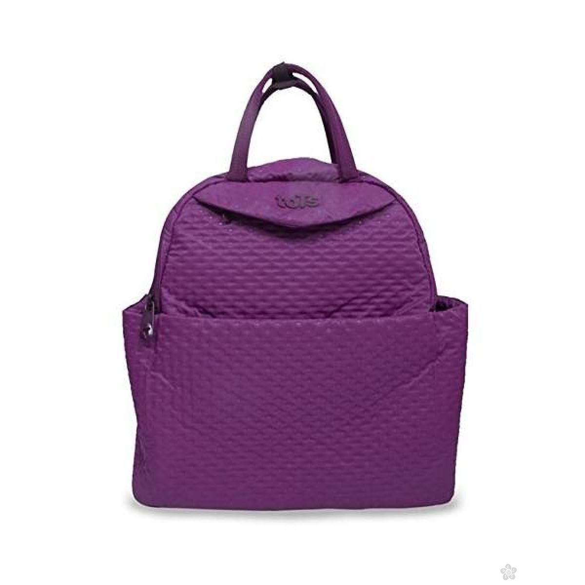 Tots Infinity Torba za Mame Purple Quilt 