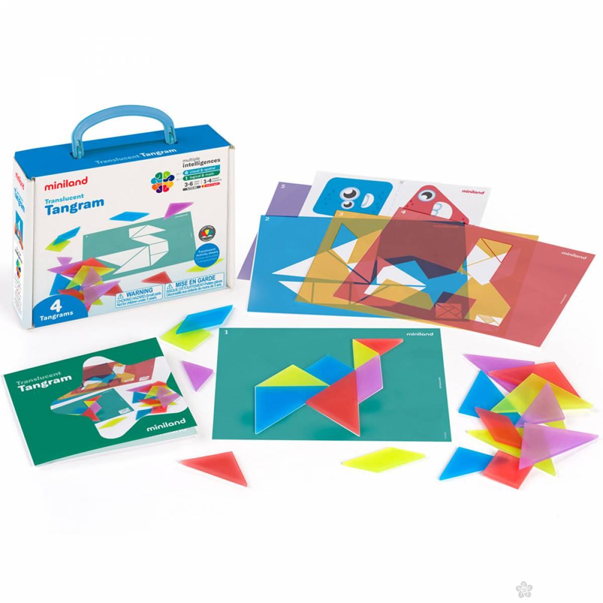 Miniland Prozirni tangram 31791 