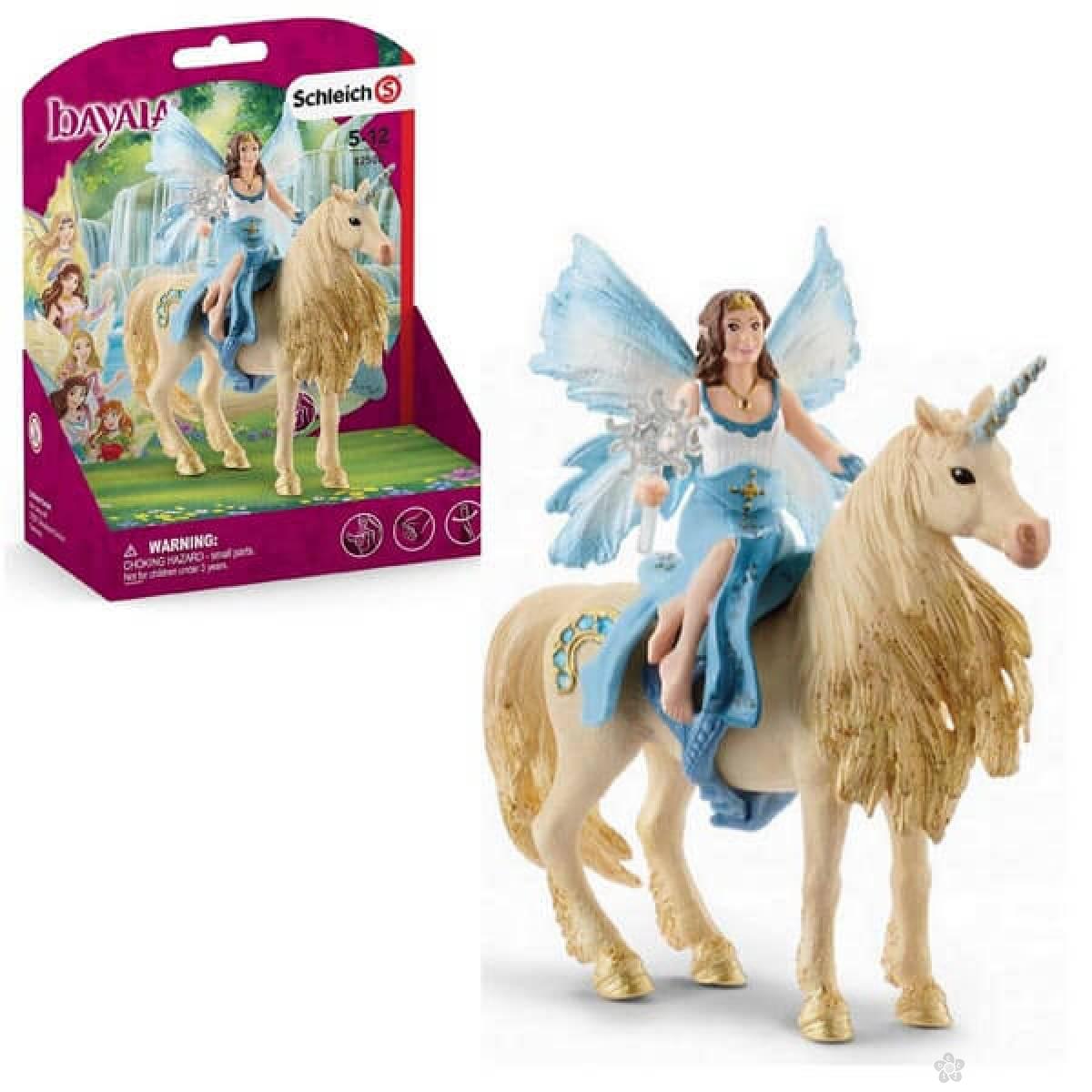 Bayala Eyela jaše na zlatnom jednorogu Schleich 42508 