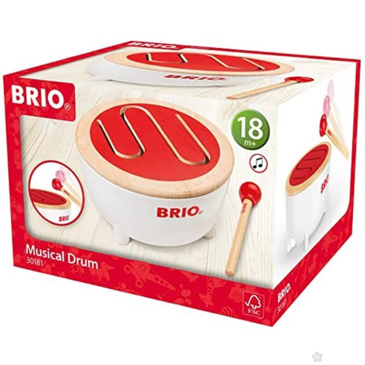 Drveni bubanj Brio BR30181 