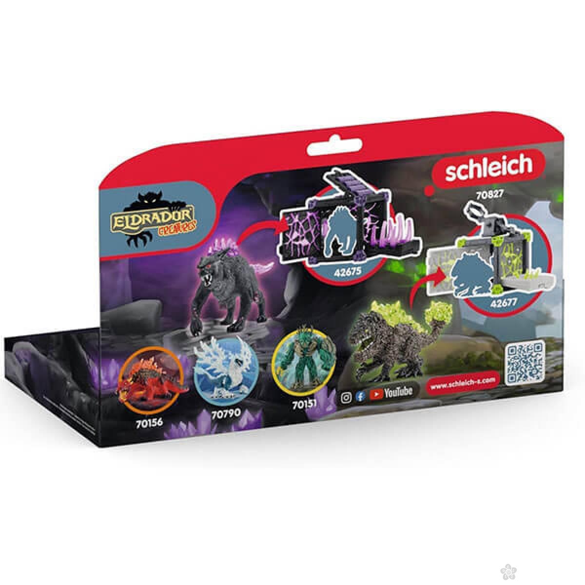 ELDRADOR CREATURES Shadow Lynx vs. Rock Crusher Schleich 70827 