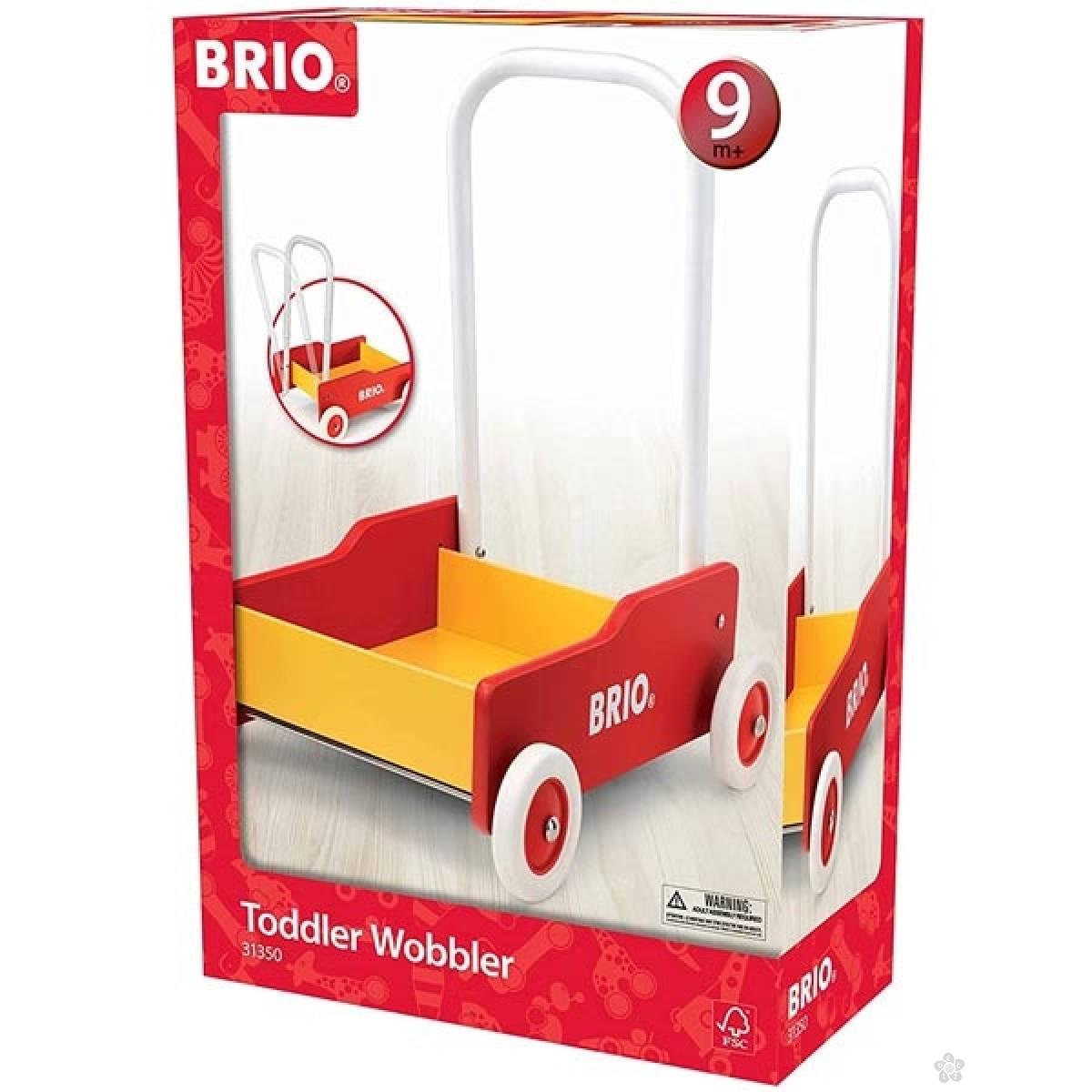 Kolica žuto/crvena Brio BR31350 