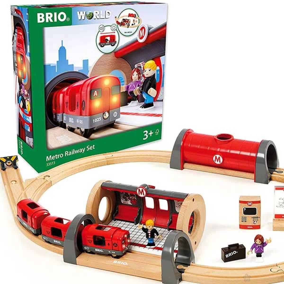 Metro železnički set Brio BR33513 