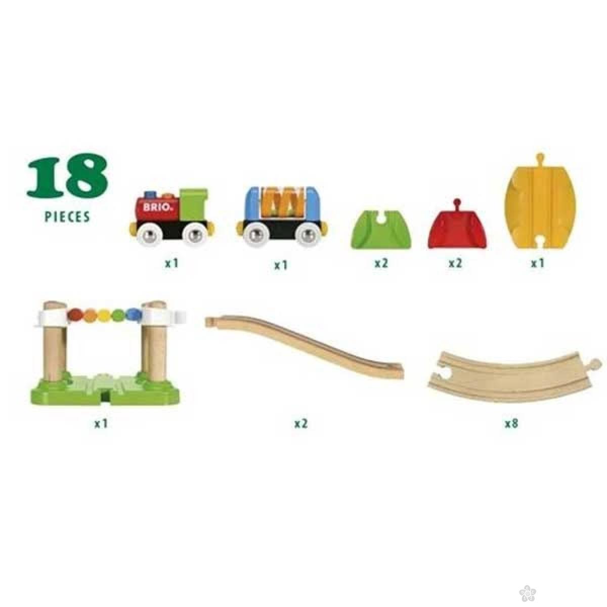 Moja prva pruga-set za početnike Brio BR33727 