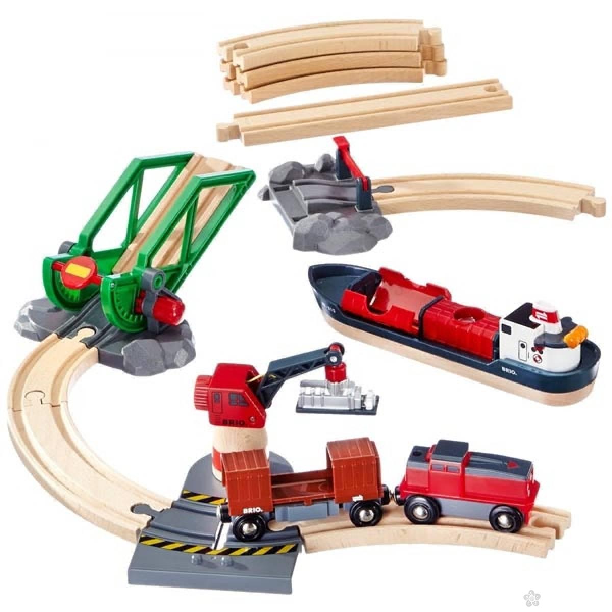 Set cargo luka - 16 delova Brio BR33061 