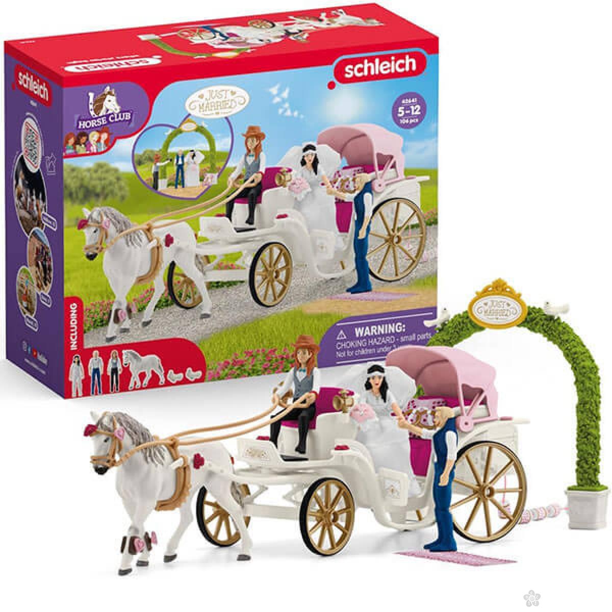 Svadbena kočija Schleich 42641 