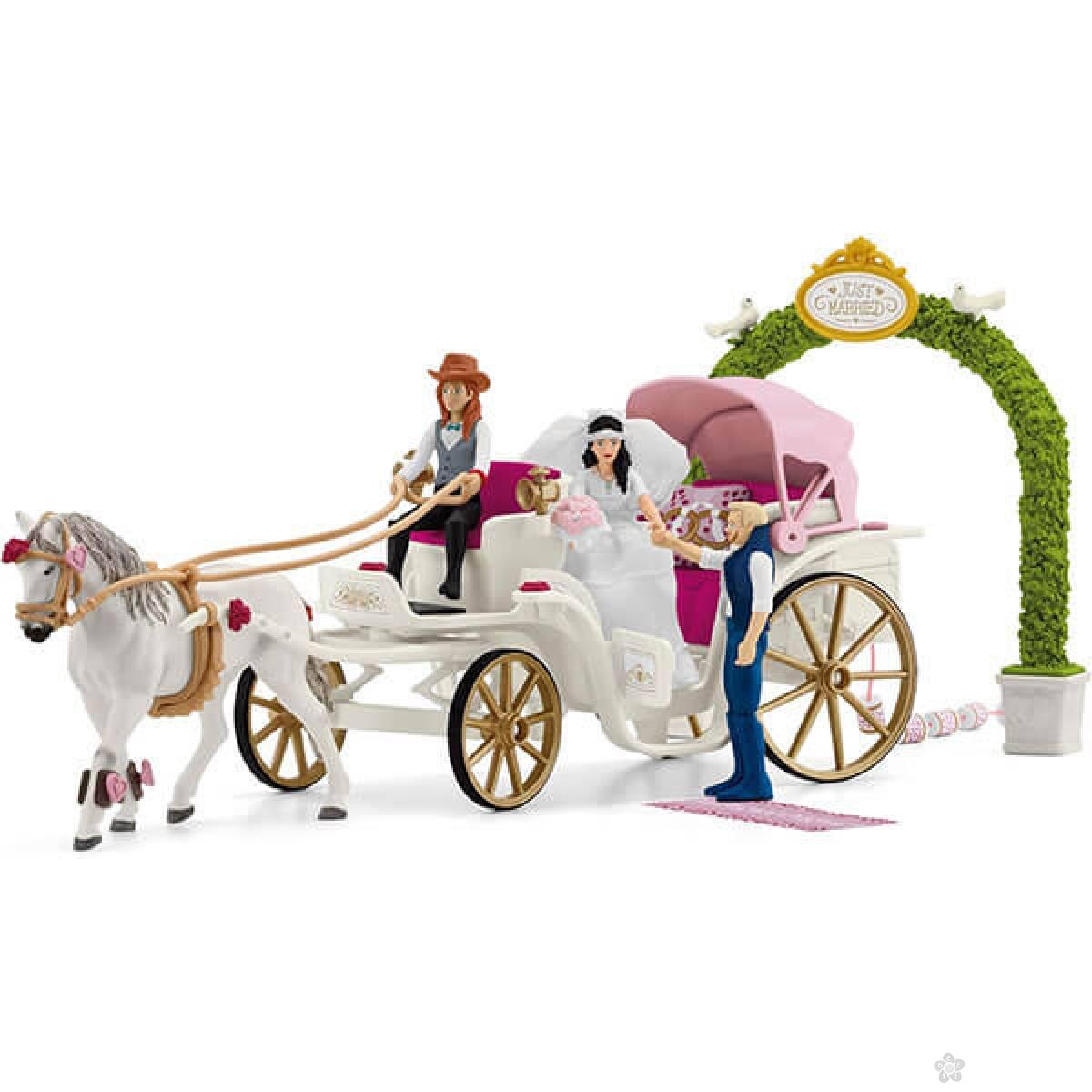 Svadbena kočija Schleich 42641 