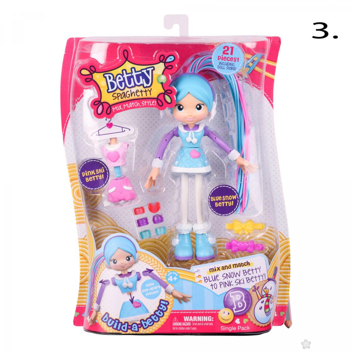Lutka Betty Spaghetty S1 W1 single pack, Blue snow Betty 59000 