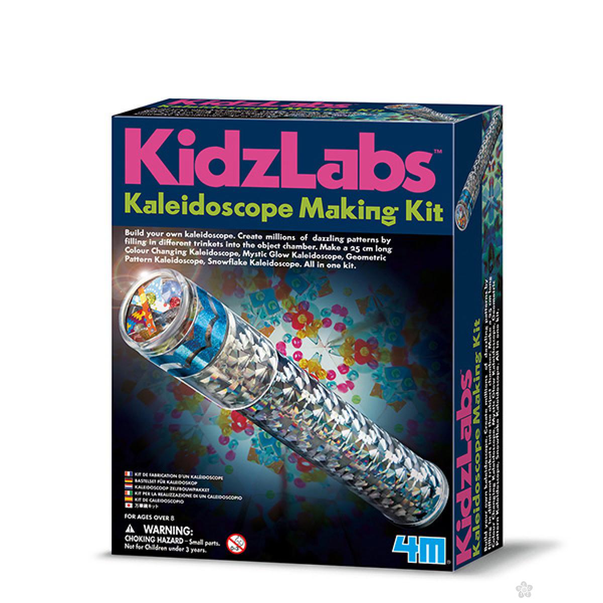 Kidzlabs Kaleidoscop Making Kit, 4M03226 