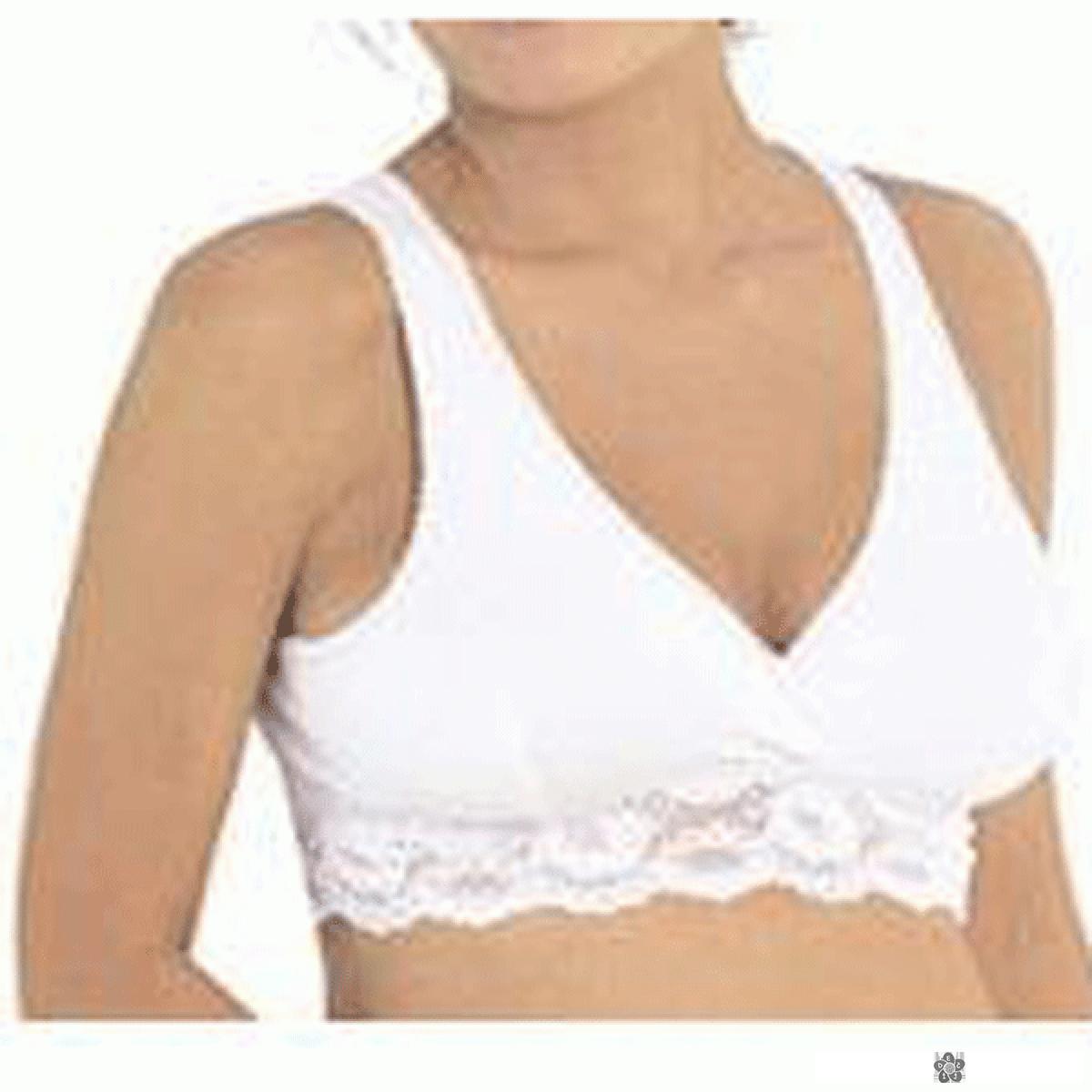 Grudnjak-top sa čipkom, beli, Carriwell, veličina XL 