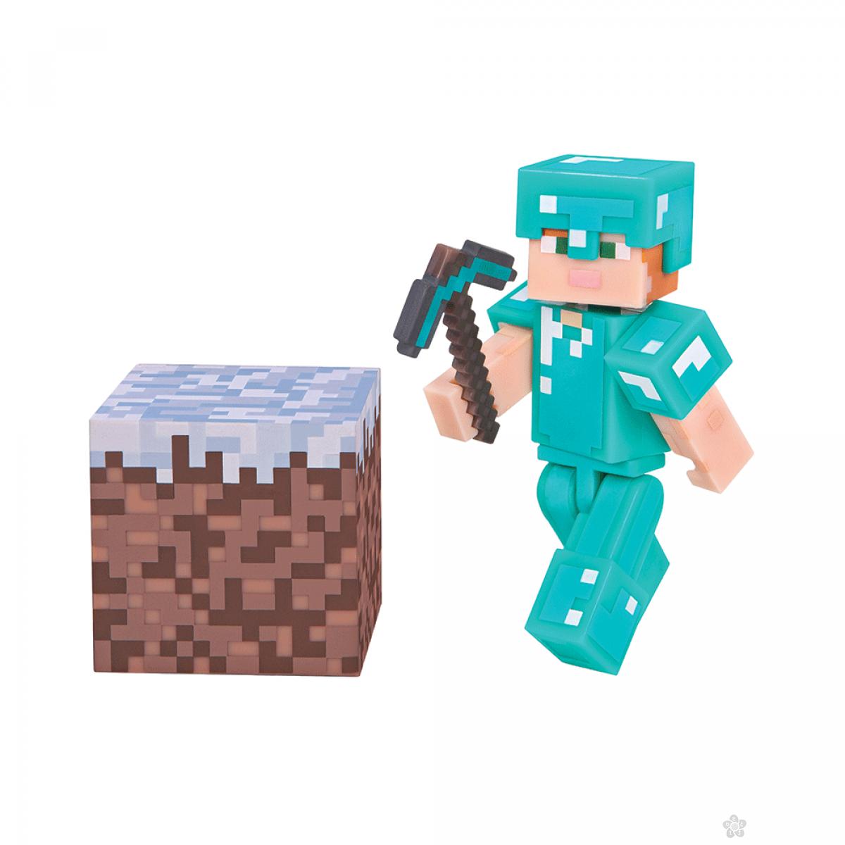 Minecraft figura Alex diamond Armor 