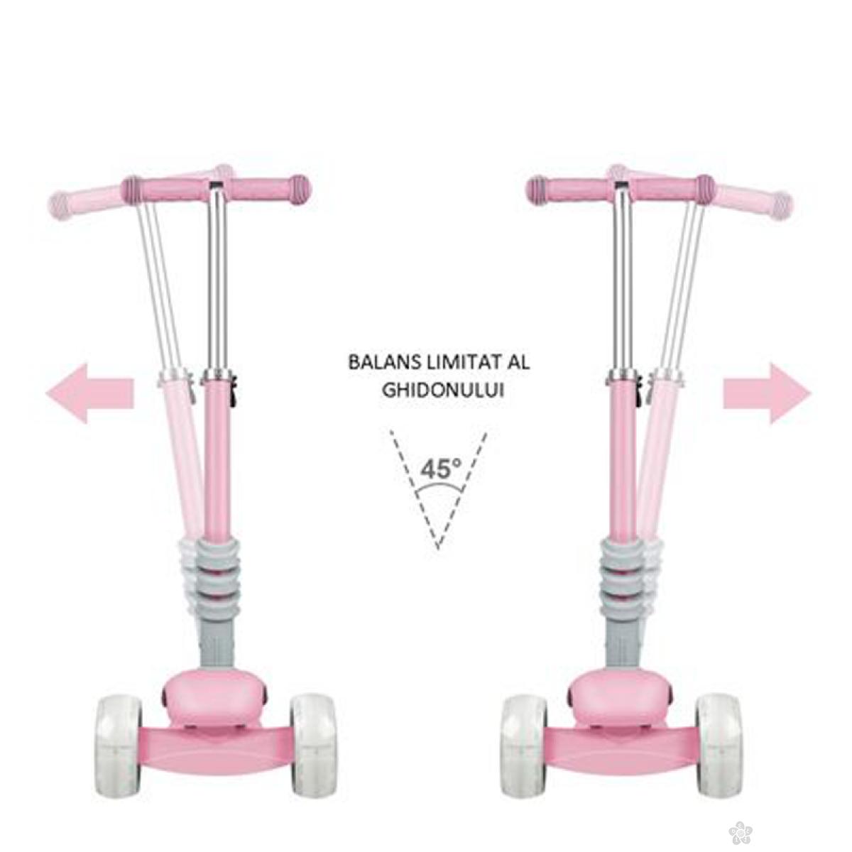 Dečji trotinet Soft model 653 - plavi 