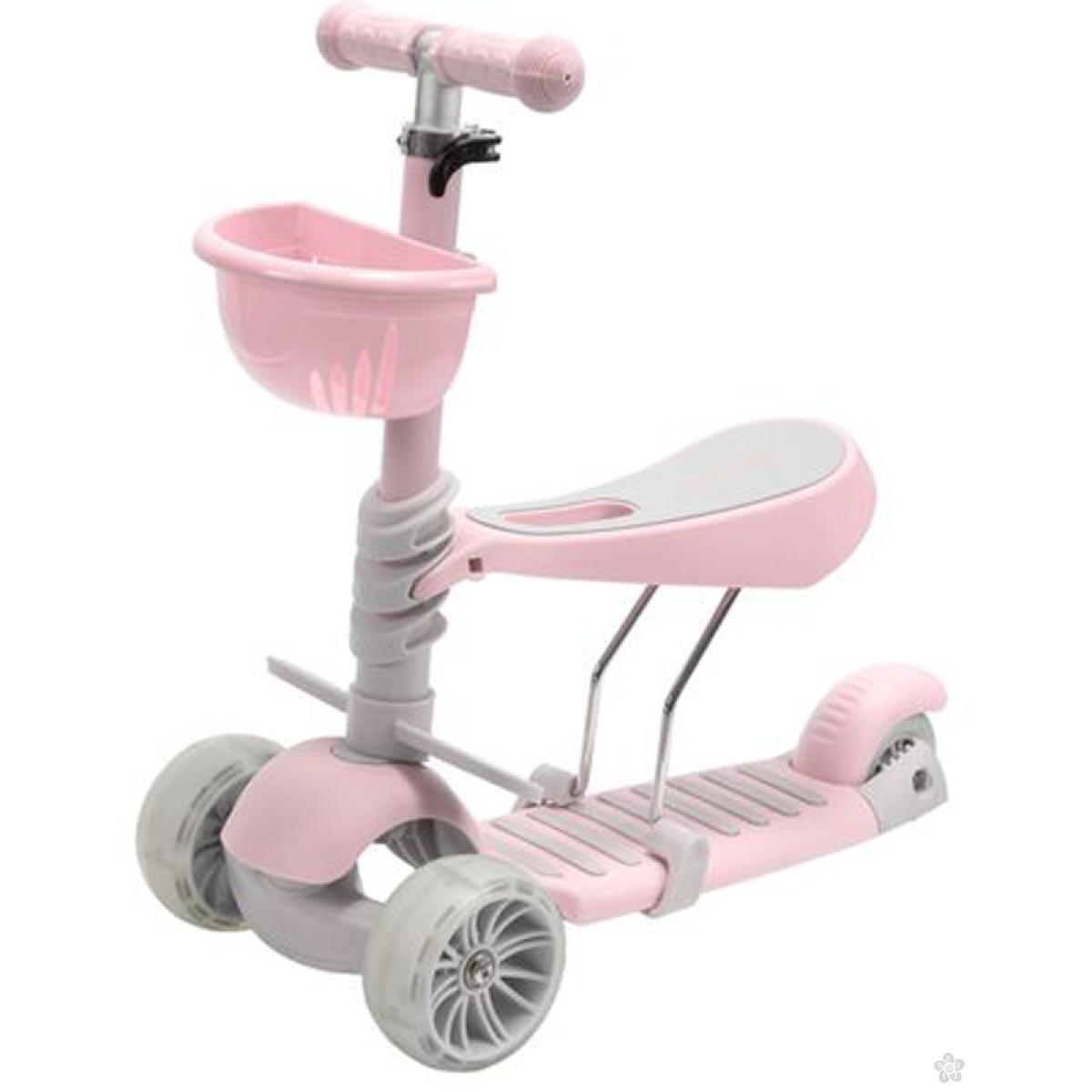 Dečji trotinet Soft model 653 - roze