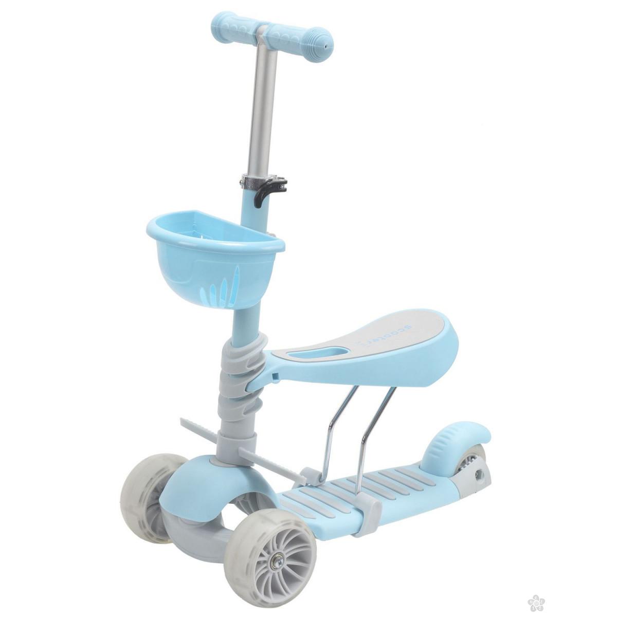 Dečji trotinet Soft model 653 - plavi