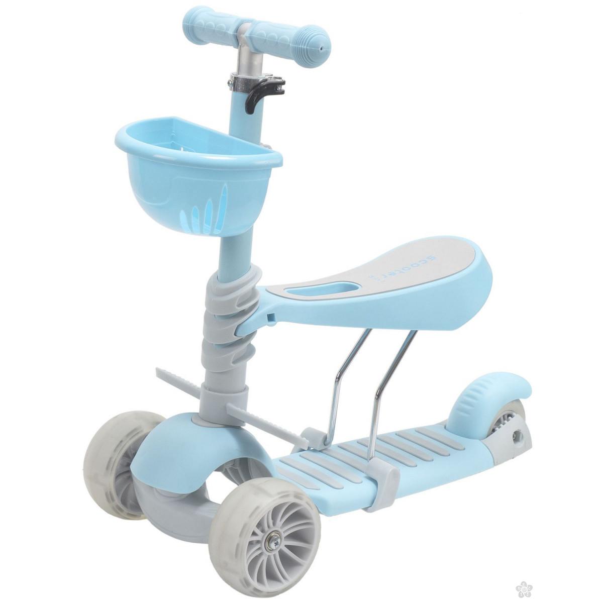 Dečji trotinet Soft model 653 - plavi