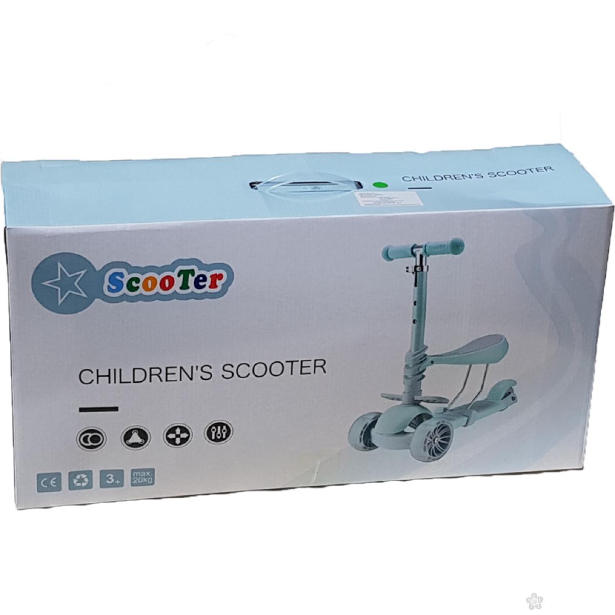 Dečji trotinet Soft model 653 - roze