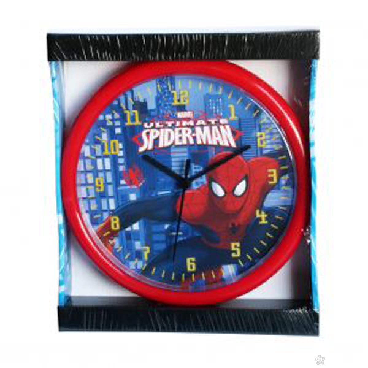 Zidni sat Spiderman 25cm crveni SP924-2