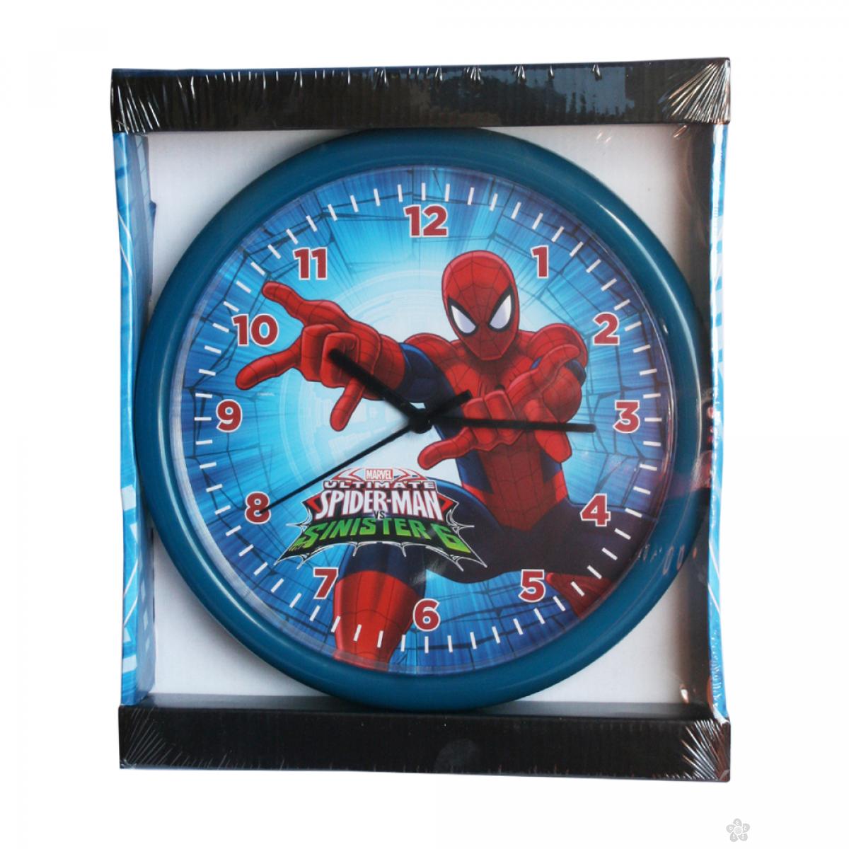 Zidni sat  Spiderman 25cm plavi SP924-1 