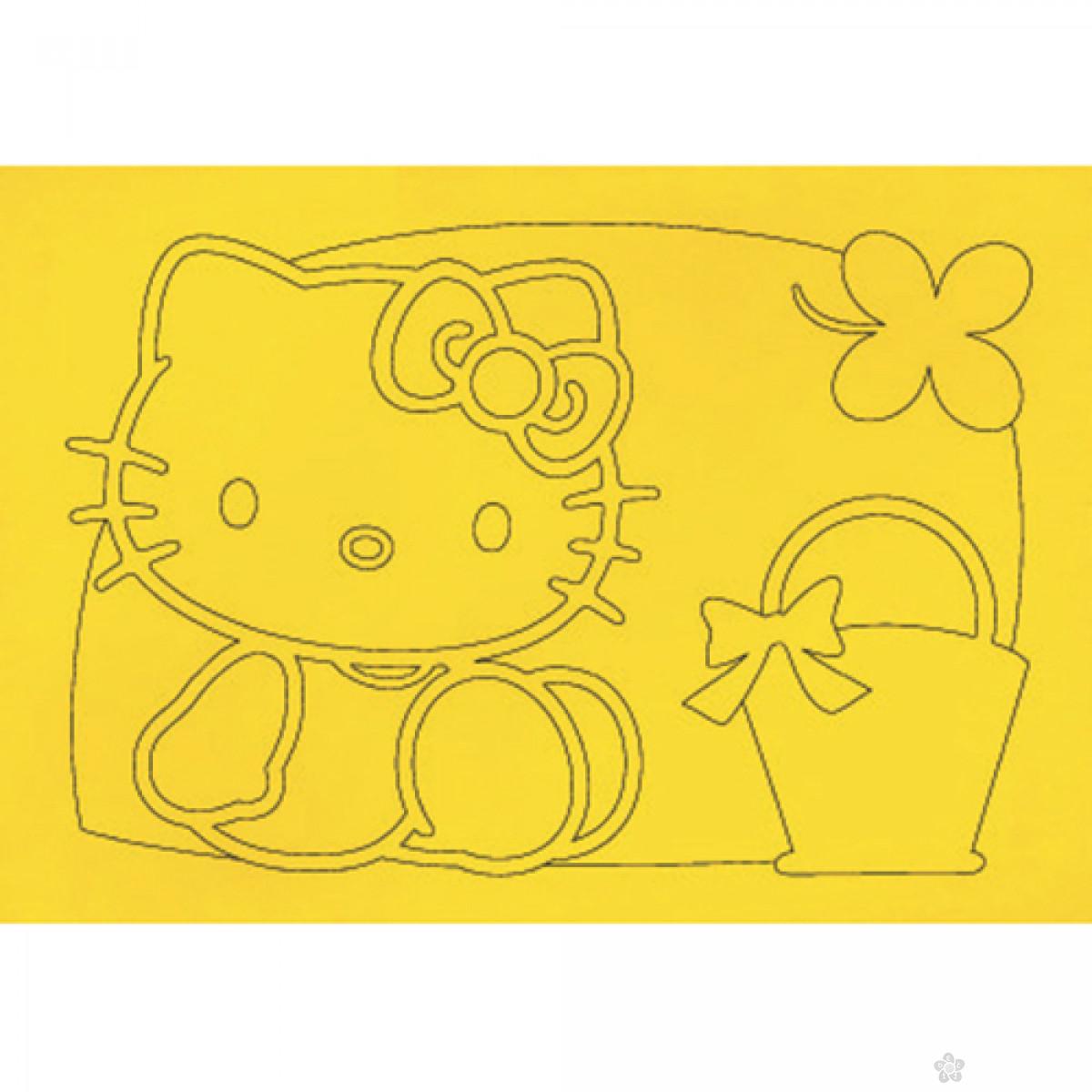 Hello Kitty set za slikanje peskom 2 u 1 
