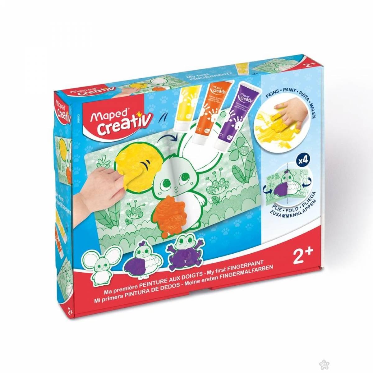 MAPED KREATIV set za slikanje prstima M907043 