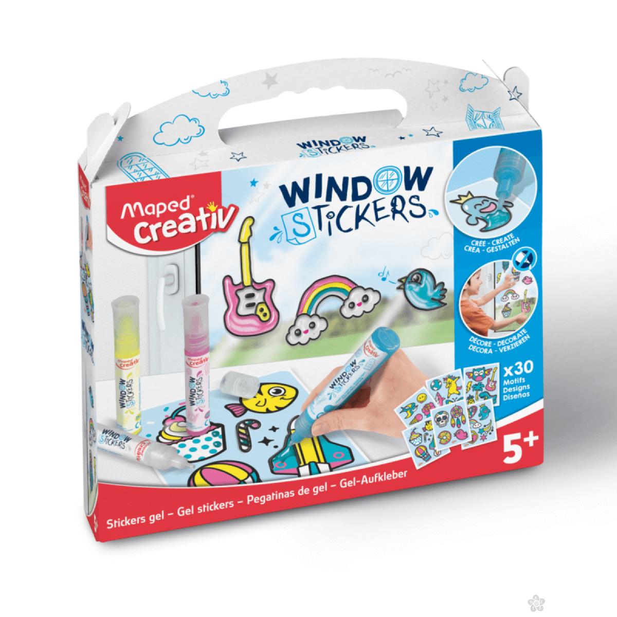 MAPED KREATIV set sa stikerima za prozore M9070036 