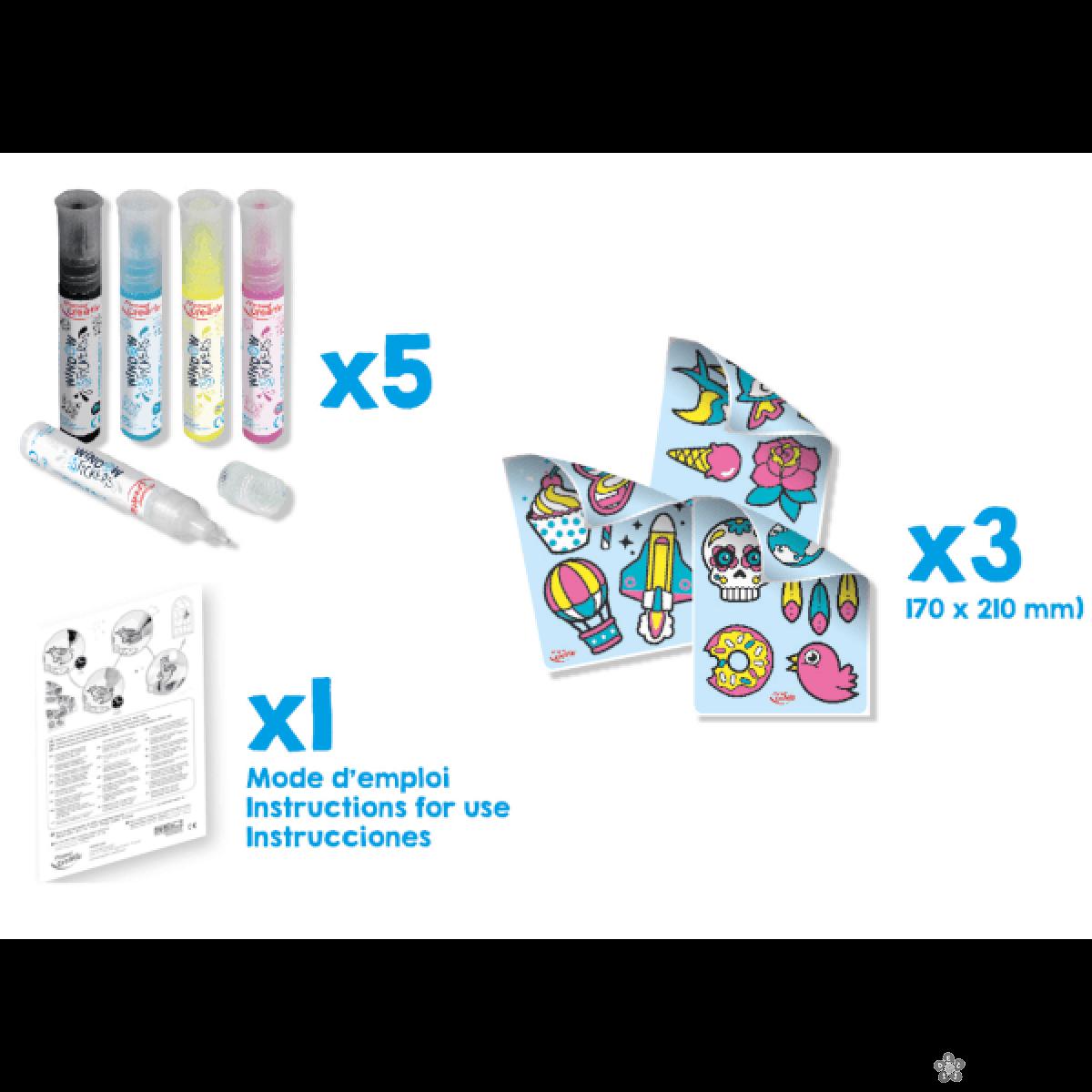 MAPED KREATIV set sa stikerima za prozore M9070036 