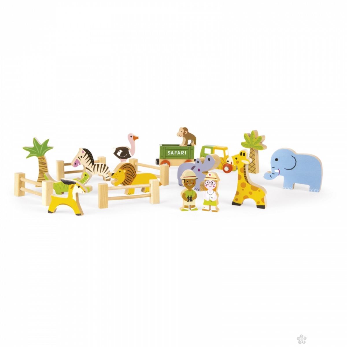 Drvena igračka Story Box – Safari J08542 