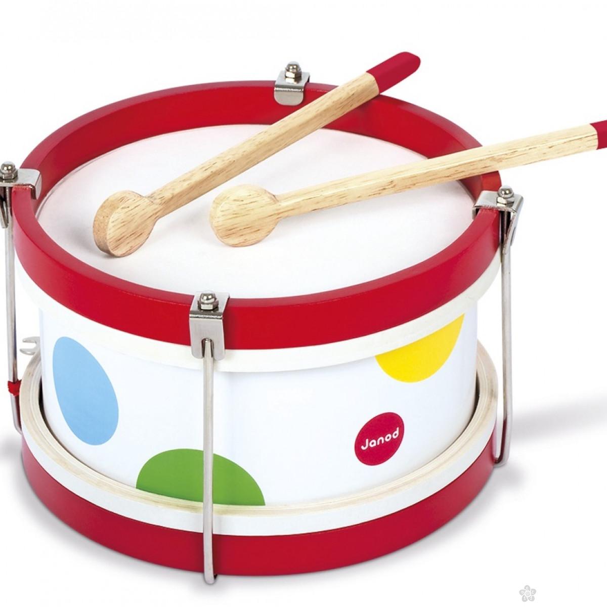 Drvena muzička igračka, bubanj J07608 