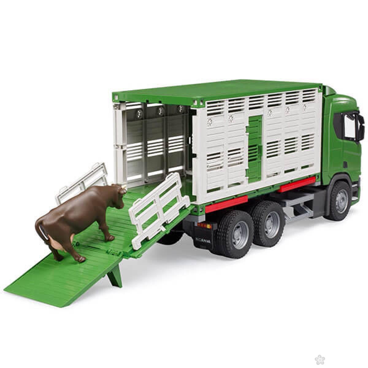Kamion Bruder Scania za prevoz krava 035488 