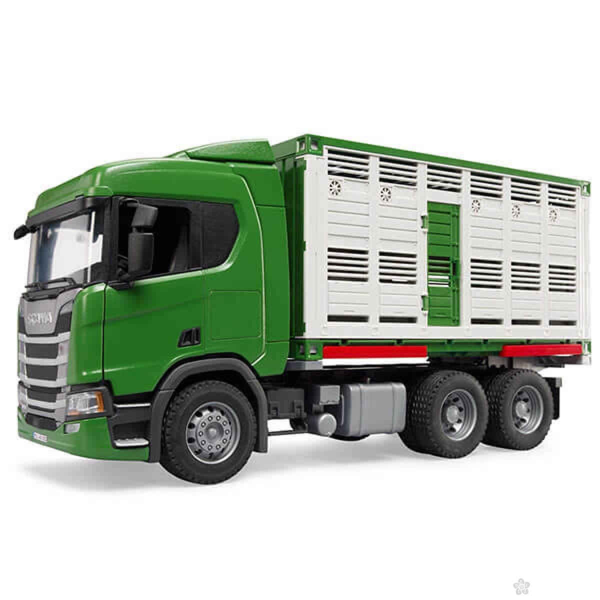 Kamion Bruder Scania za prevoz krava 035488 