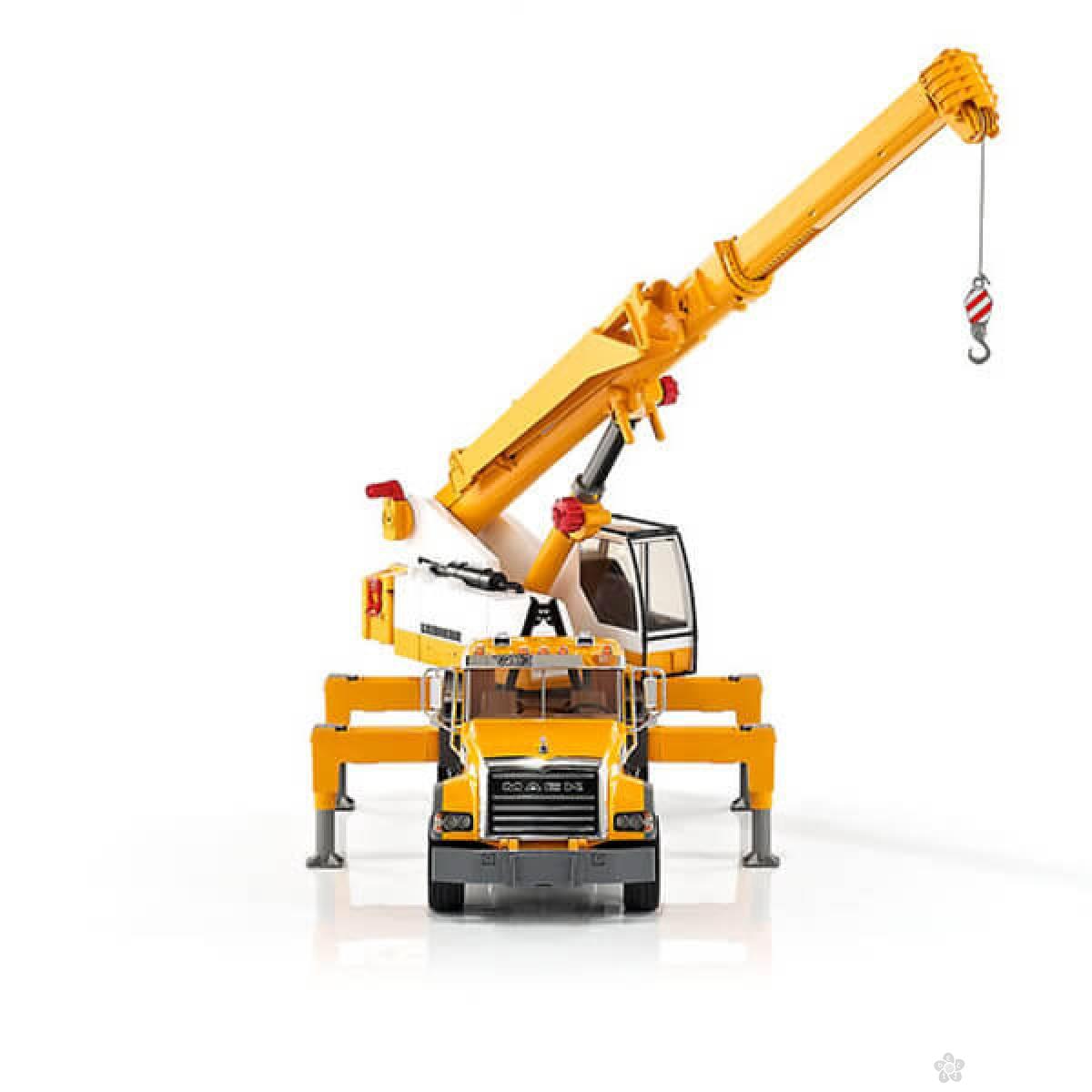 Kamion MACK sa kranom Liebherr Bruder 028183 