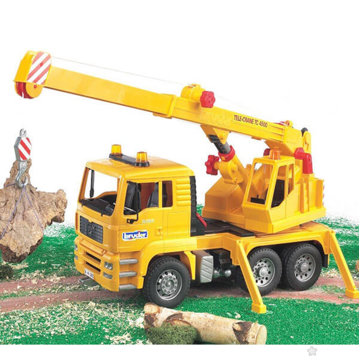 Kamion MAN sa Kranom Bruder 027544 