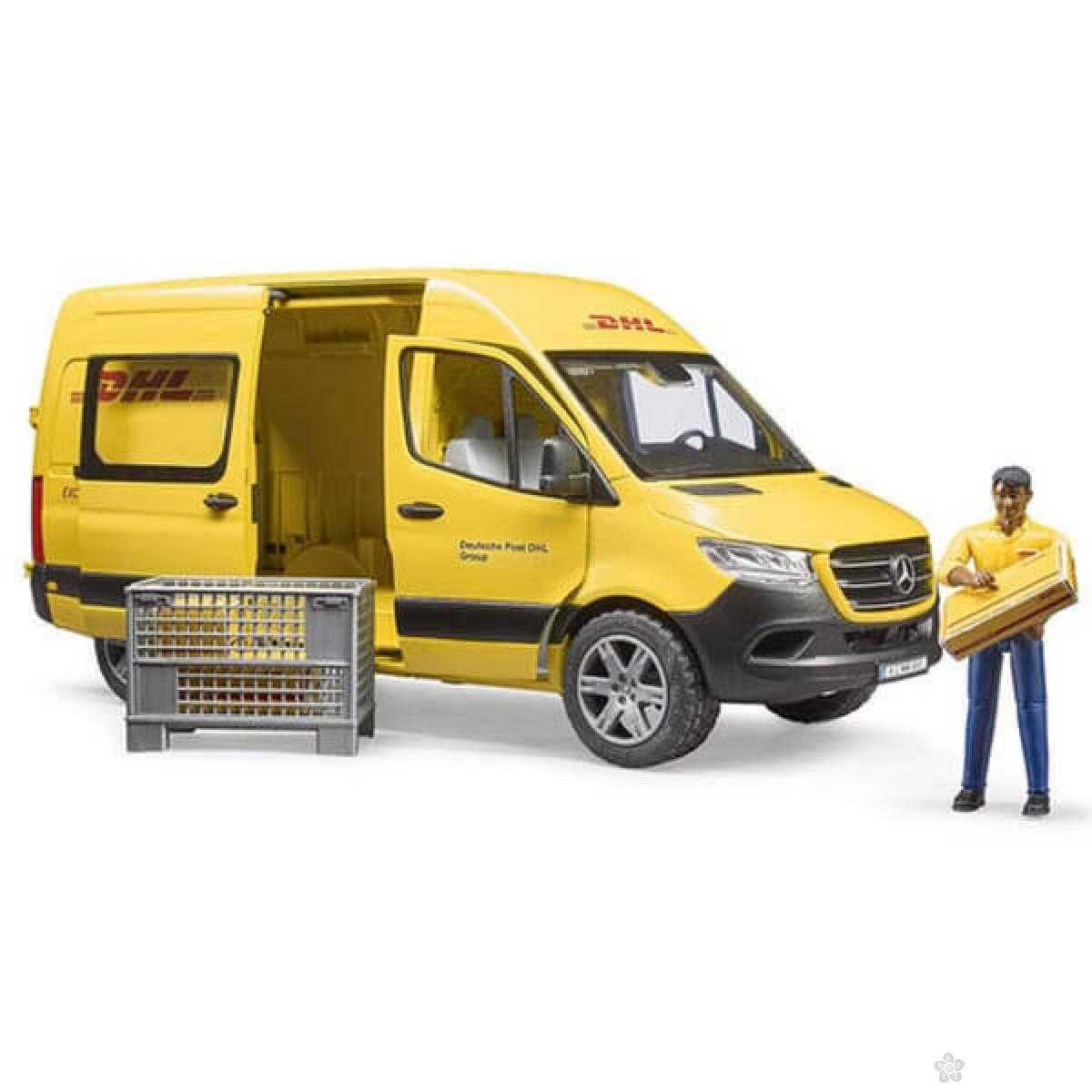 Kamion Mercedes Benz Sprinter DHL sa vozačem 026714 