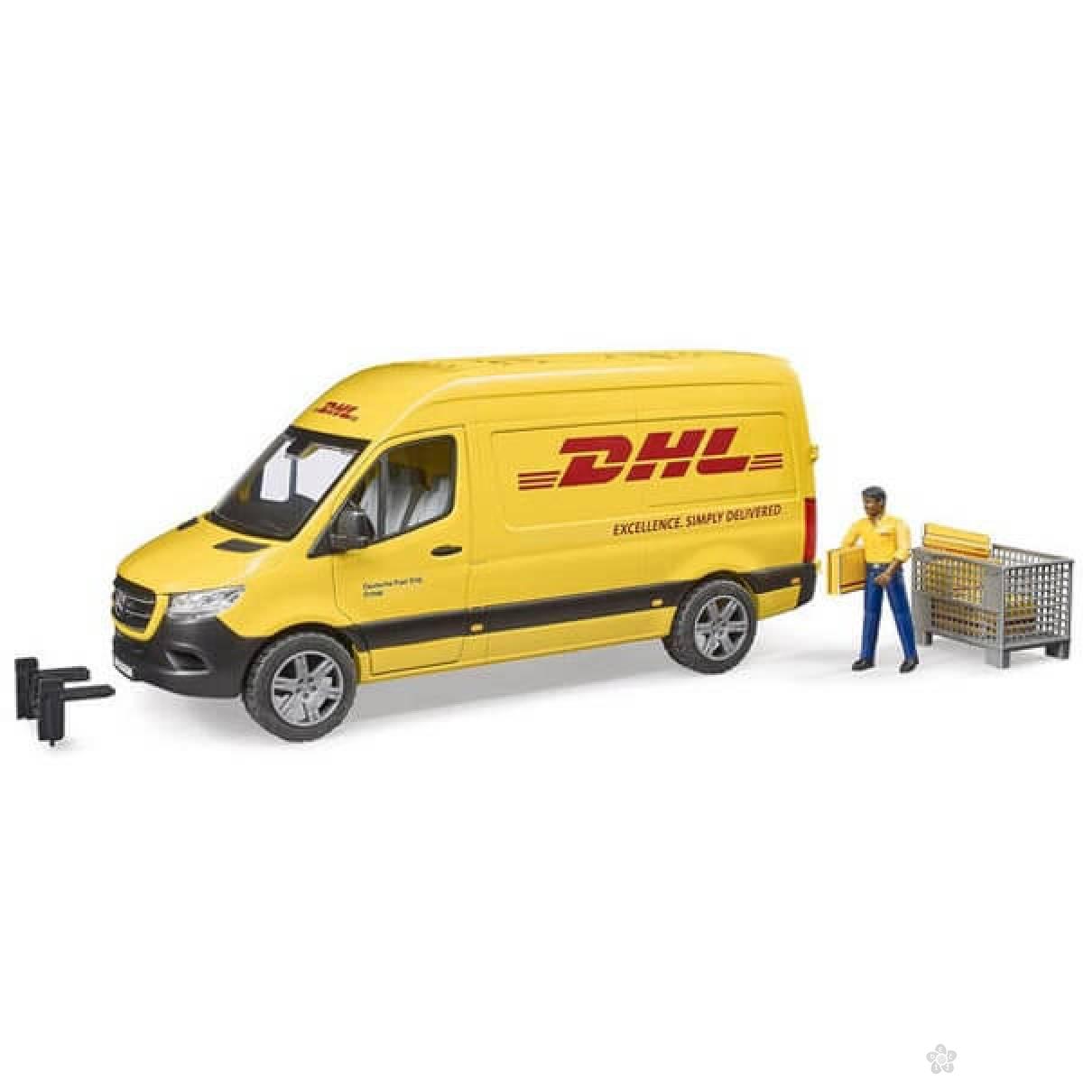 Kamion Mercedes Benz Sprinter DHL sa vozačem 026714 