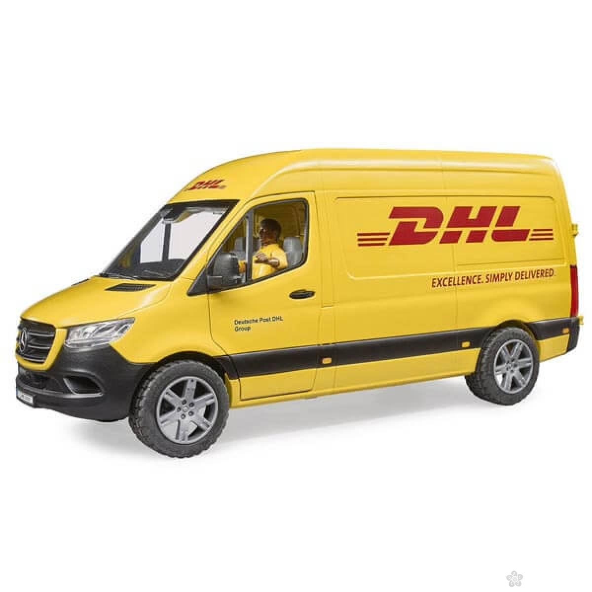 Kamion Mercedes Benz Sprinter DHL sa vozačem 026714 