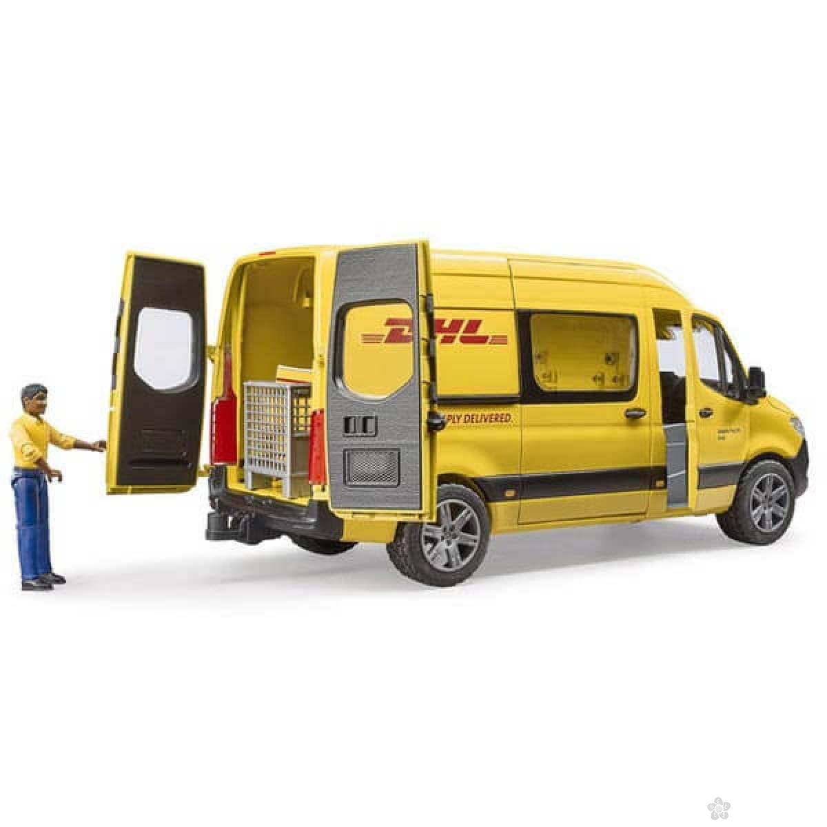 Kamion Mercedes Benz Sprinter DHL sa vozačem 026714 