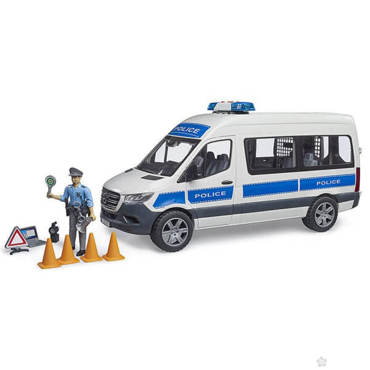 Policijski MB Sprinter sa figurom 026837 