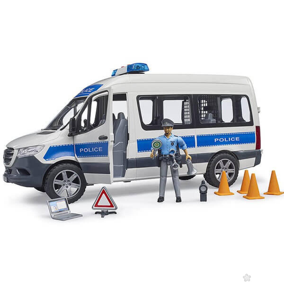 Policijski MB Sprinter sa figurom 026837 